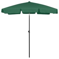 vidaXL Strandschirm Grün 180x120 cm