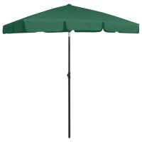 vidaXL Strandschirm Grün 180x120 cm