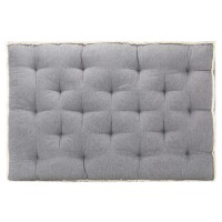 vidaXL Palettensofa-Kissen Anthrazit 120x80x10 cm