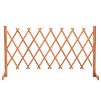 vidaXL Garten-Rankzaun Orange 150x80 cm Massivholz Tanne