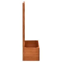 vidaXL Garten-Spalier mit Blumenkasten Orange 50x25x90 cm Tannenholz