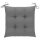 vidaXL Stuhlkissen 2 Stk. Grau 40x40x7 cm Oxford-Gewebe