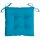 vidaXL Stuhlkissen 2 Stk. Hellblau 40x40x7 cm Oxford-Gewebe