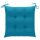 vidaXL Stuhlkissen 4 Stk. Hellblau 40x40x7 cm Oxford-Gewebe