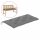 vidaXL Gartenbank-Auflage Grau 100x50x7 cm Oxford-Gewebe