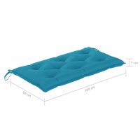 vidaXL Gartenbank-Auflage Hellblau 100x50x7 cm Oxford-Gewebe