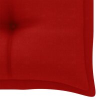 vidaXL Gartenbank-Auflage Rot 100x50x7 cm Oxford-Gewebe