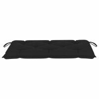 vidaXL Gartenbank-Auflage Schwarz 100x50x7 cm Oxford-Gewebe