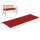 vidaXL Gartenbank-Auflage Rot 150x50x7 cm Oxford-Gewebe