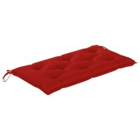 vidaXL Gartenbank-Auflage Rot 100 cm Oxford-Gewebe