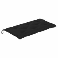 vidaXL Gartenbank-Auflage Schwarz 100 cm Oxford-Gewebe