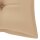 vidaXL Gartenbank-Auflage Beige 120 cm Oxford-Gewebe