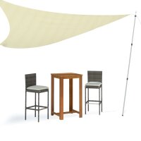 vidaXL Teleskop-Tarpstange 102-260 cm Aluminium