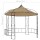 vidaXL Pavillon 300x290 cm Taupe Rund