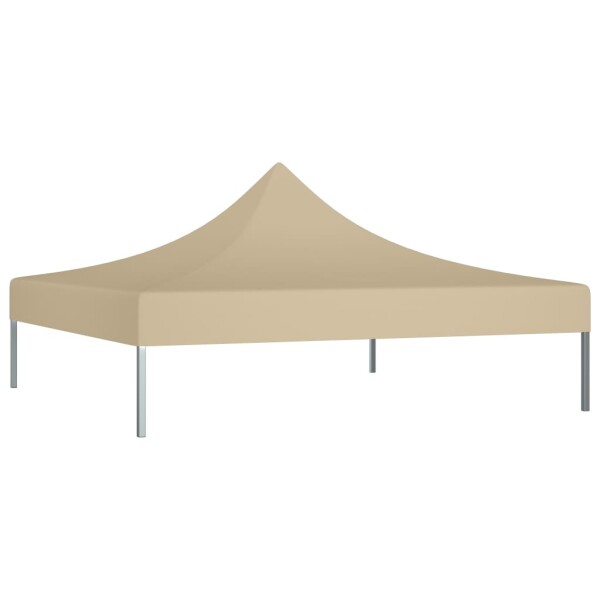 vidaXL Partyzelt-Dach 3x3 m Beige 270 g/m&sup2;