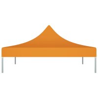 vidaXL Partyzelt-Dach 3x3 m Orange 270 g/m&sup2;