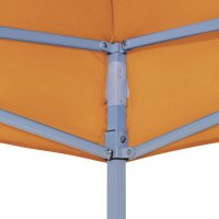 vidaXL Partyzelt-Dach 3x3 m Orange 270 g/m&sup2;