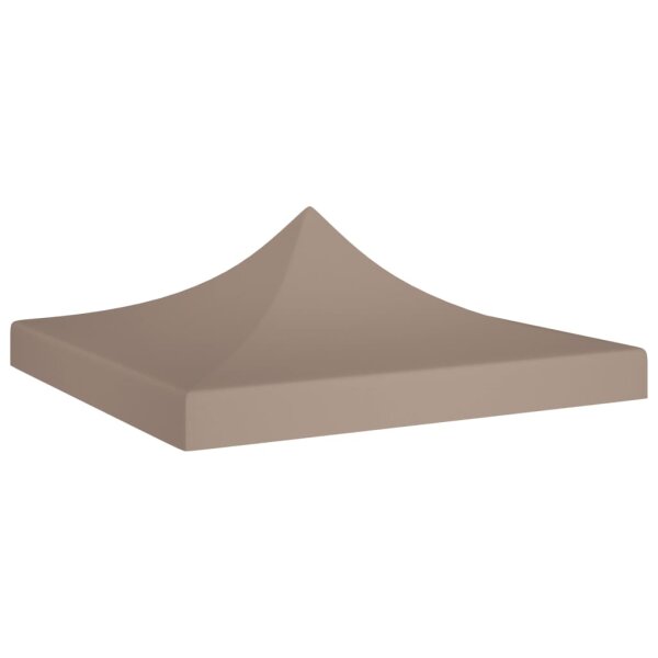 vidaXL Partyzelt-Dach 3x3 m Taupe 270 g/m&sup2;