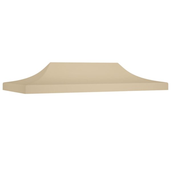 vidaXL Partyzelt-Dach 6x3 m Beige 270 g/m&sup2;