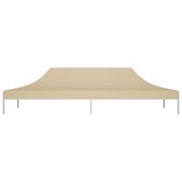 vidaXL Partyzelt-Dach 6x3 m Beige 270 g/m²