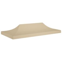 vidaXL Partyzelt-Dach 6x3 m Beige 270 g/m&sup2;