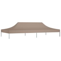 vidaXL Partyzelt-Dach 6x3 m Taupe 270 g/m²