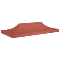 vidaXL Partyzelt-Dach 6x3 m Terrakotta-Rot 270 g/m&sup2;