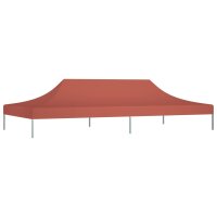 vidaXL Partyzelt-Dach 6x3 m Terrakotta-Rot 270 g/m&sup2;