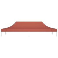 vidaXL Partyzelt-Dach 6x3 m Terrakotta-Rot 270 g/m&sup2;