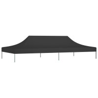 vidaXL Partyzelt-Dach 6x3 m Schwarz 270 g/m²