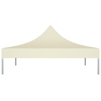 vidaXL Partyzelt-Dach 2x2 m Creme 270 g/m&sup2;