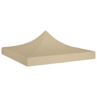 vidaXL Partyzelt-Dach 2x2 m Beige 270 g/m&sup2;