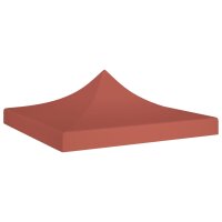 vidaXL Partyzelt-Dach 2x2 m Terracotta-Rot 270 g/m&sup2;