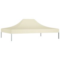 vidaXL Partyzelt-Dach 4x3 m Creme 270 g/m&sup2;