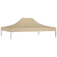 vidaXL Partyzelt-Dach 4x3 m Beige 270 g/m&sup2;