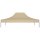 vidaXL Partyzelt-Dach 4x3 m Beige 270 g/m&sup2;