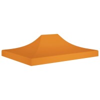 vidaXL Partyzelt-Dach 4x3 m Orange 270 g/m&sup2;