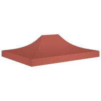 vidaXL Partyzelt-Dach 4x3 m Terrakotta-Rot 270 g/m&sup2;