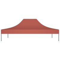 vidaXL Partyzelt-Dach 4x3 m Terrakotta-Rot 270 g/m&sup2;