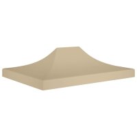 vidaXL Partyzelt-Dach 4,5x3 m Beige 270 g/m²