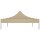 vidaXL Partyzelt-Dach 4,5x3 m Beige 270 g/m&sup2;