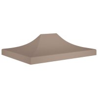 vidaXL Partyzelt-Dach 4,5x3 m Taupe 270 g/m&sup2;