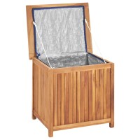 vidaXL Gartenbox 60x50x58 cm Massivholz Teak