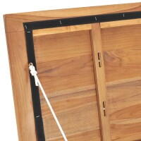 vidaXL Gartenbox 60x50x58 cm Massivholz Teak