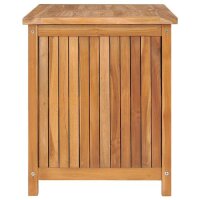 vidaXL Gartenbox 90x50x58 cm Massivholz Teak