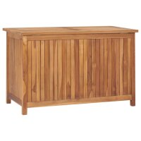 vidaXL Gartenbox 90x50x58 cm Massivholz Teak