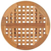 vidaXL Klappbarer Gartentisch 50x50x50 cm Teak Massivholz