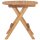 vidaXL Klappbarer Gartentisch 50x50x50 cm Teak Massivholz