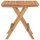 vidaXL Klappbarer Gartentisch 50x50x50 cm Teak Massivholz