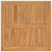 vidaXL Garten-Esstisch 85x85x75 cm Teak Massivholz